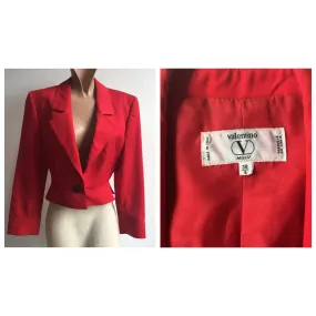 1990s Cropped Red Valentino Jacket, size small