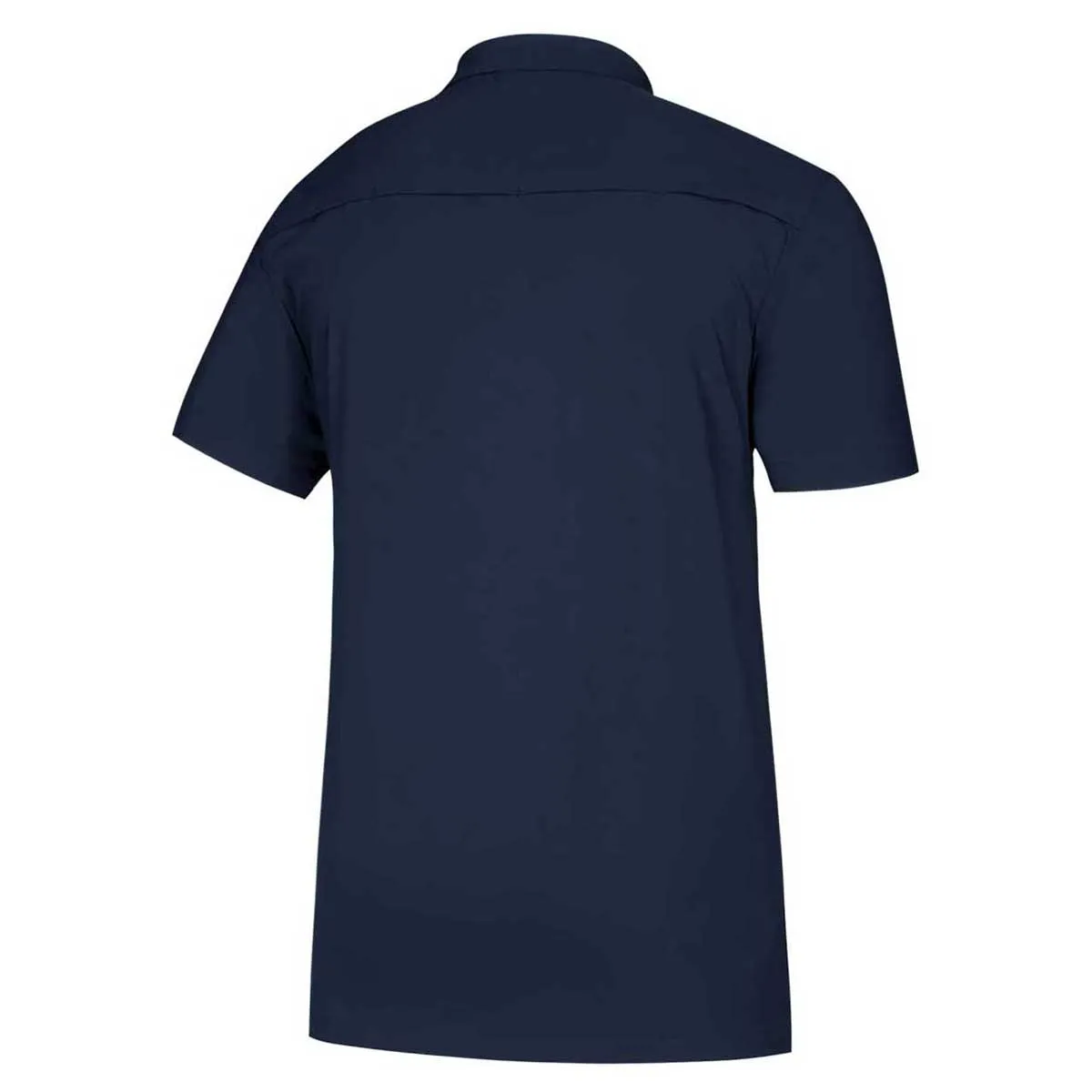 adidas Men's Collegiate Navy/White Game Mode Full Button Polo