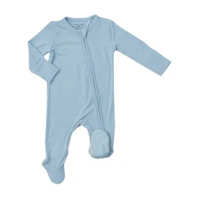 Angel Dear 2 Way Zipper Footie, Dream Blue Solid