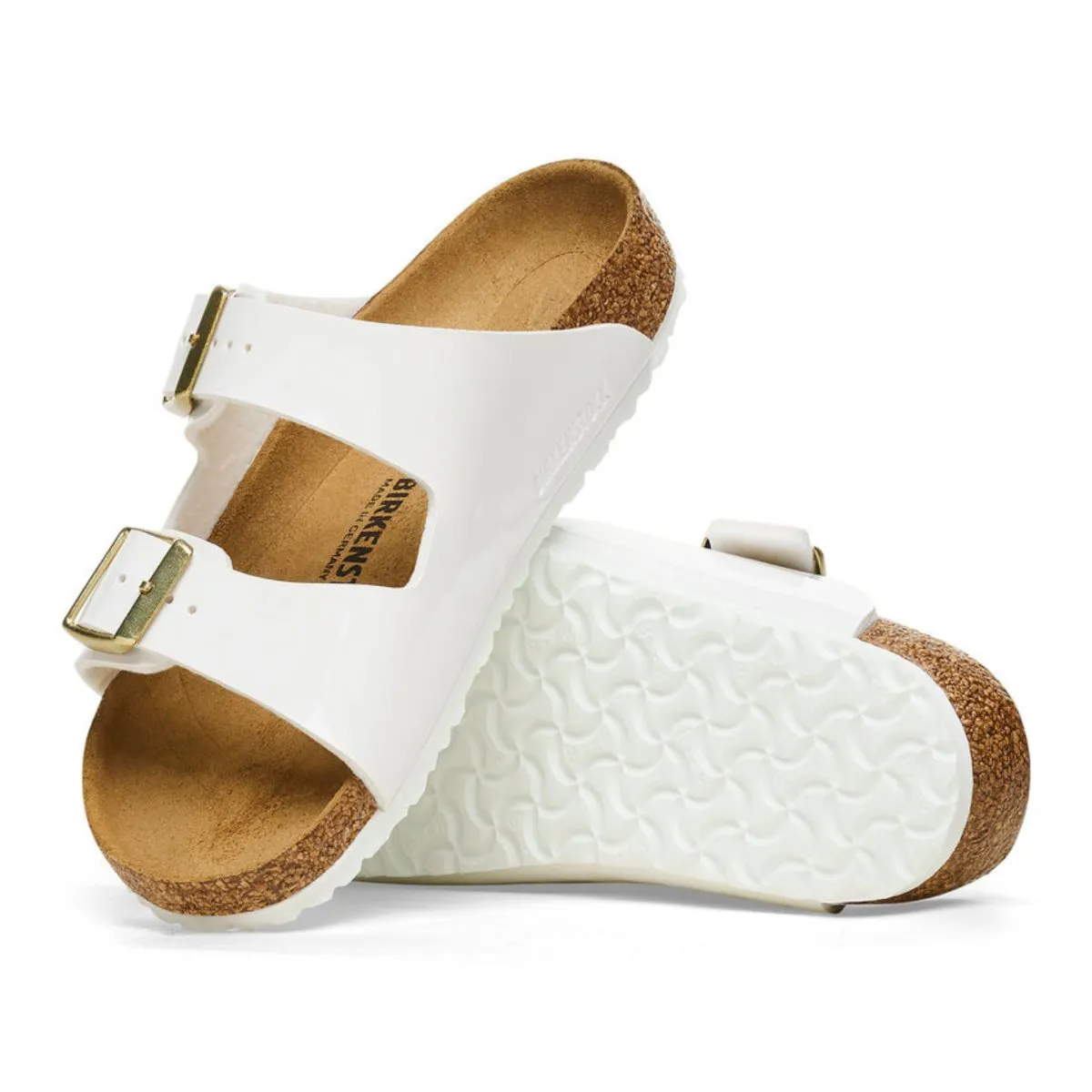 Birkenstock Girl's Arizona Patent White