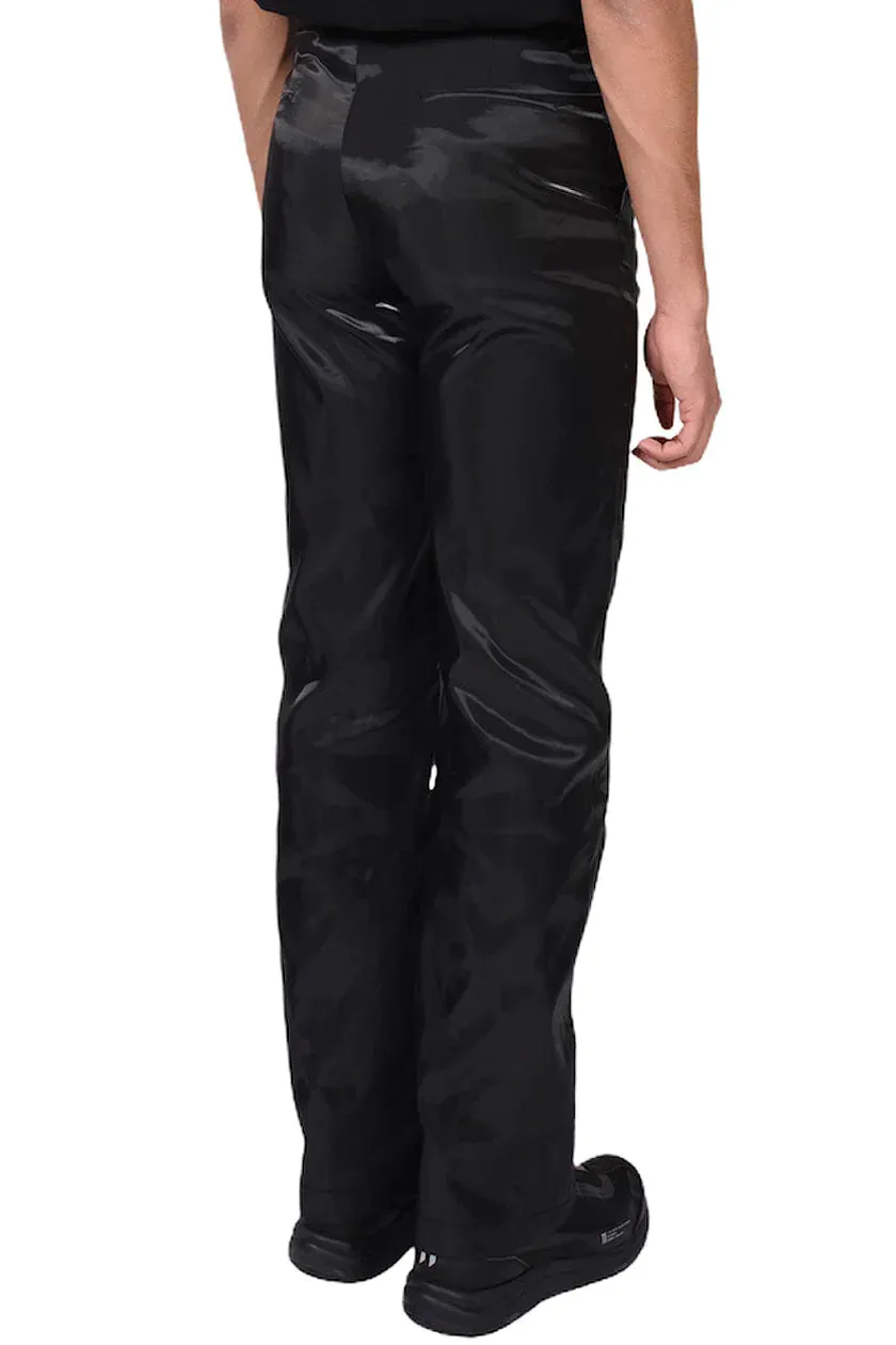 Black Liquid Metal Trousers