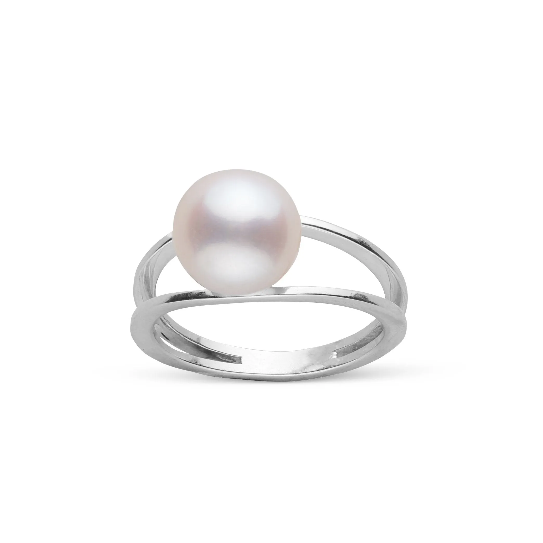 Bridge Collection 8.5-9.0 mm Akoya Pearl Ring