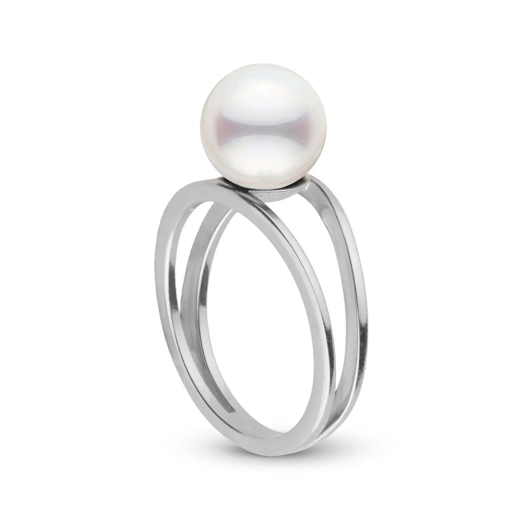 Bridge Collection 8.5-9.0 mm Akoya Pearl Ring