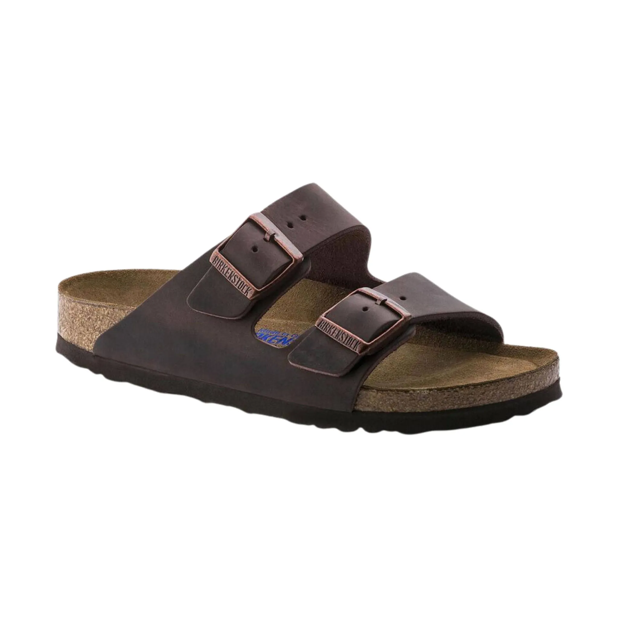 Brikenstock Arizona Soft Footbed Sandal - Oiled Leather Habana