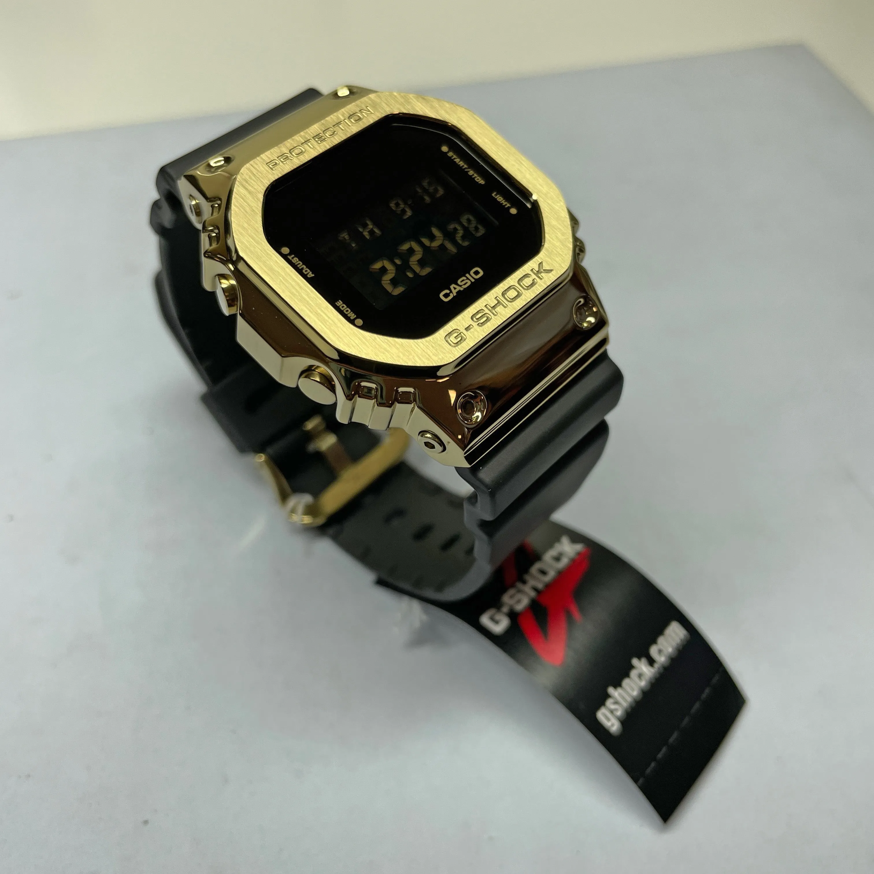 Casio G-Shock GM5600G-9 Stay Gold Gold Metal IP Square Watch