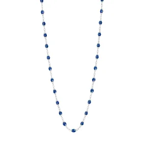 Classic Gigi Lapis necklace, White Gold, 19.7"