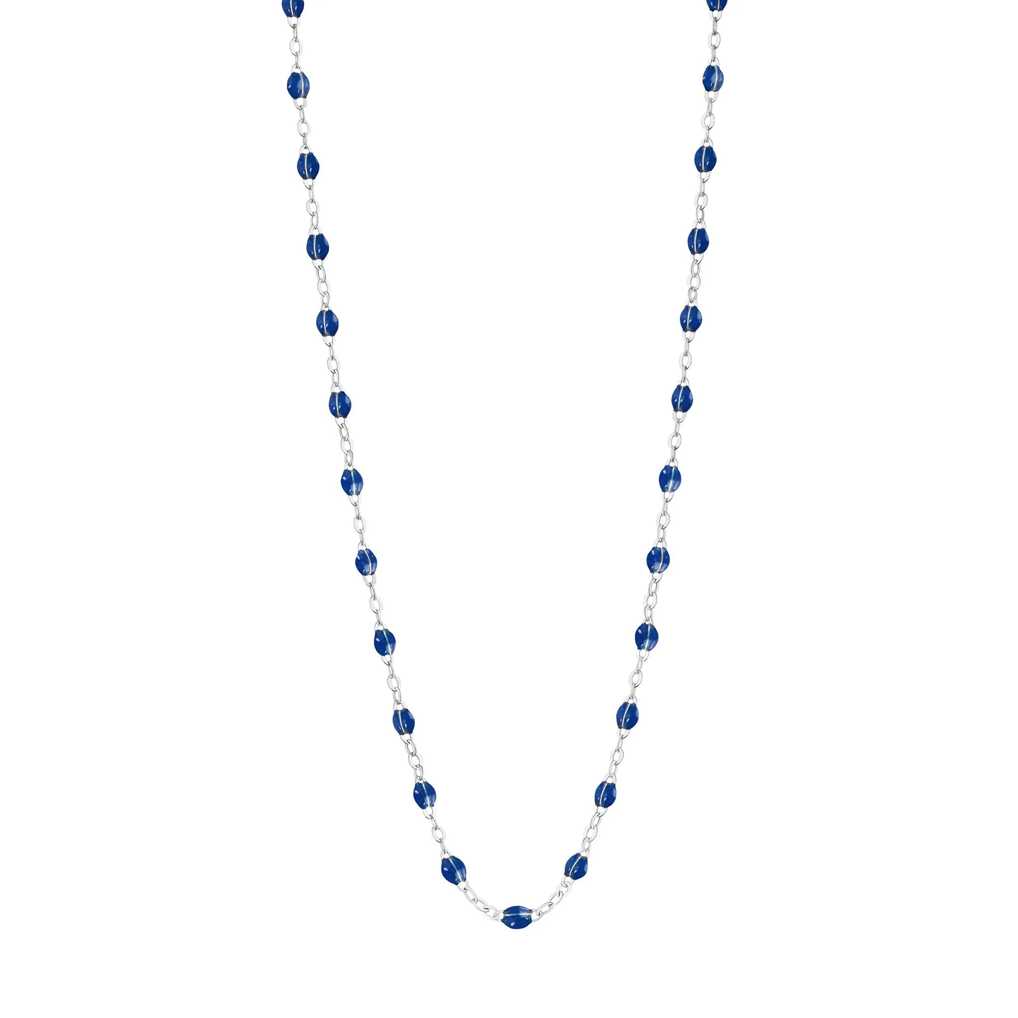 Classic Gigi Lapis necklace, White Gold, 19.7"