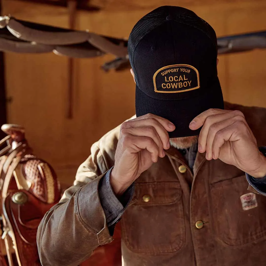 Cowboy Cool Men's Support Your Local Cowboy Cap