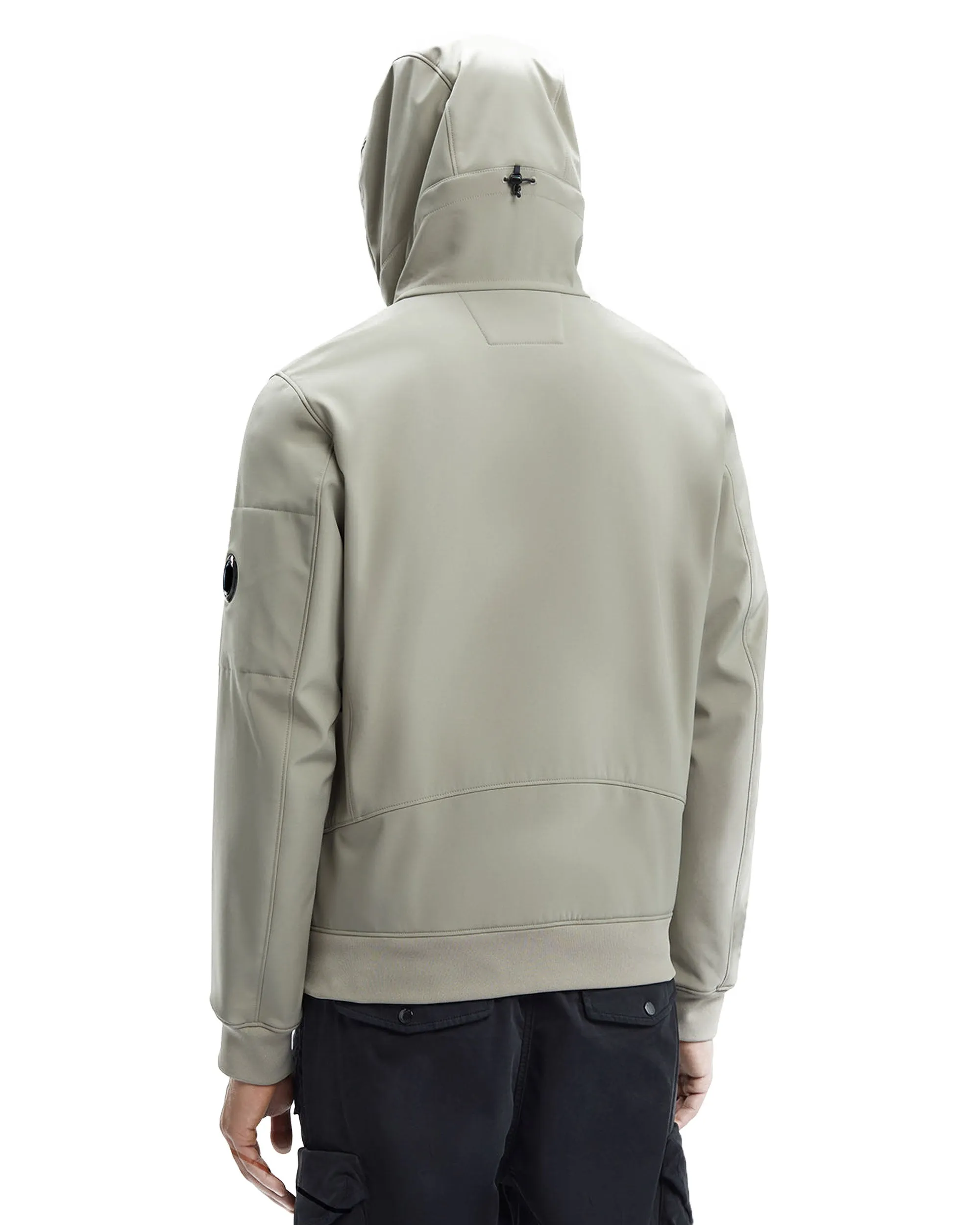 CP Company C.P. Shell-R Detachable Hood Jacket Silver Sage