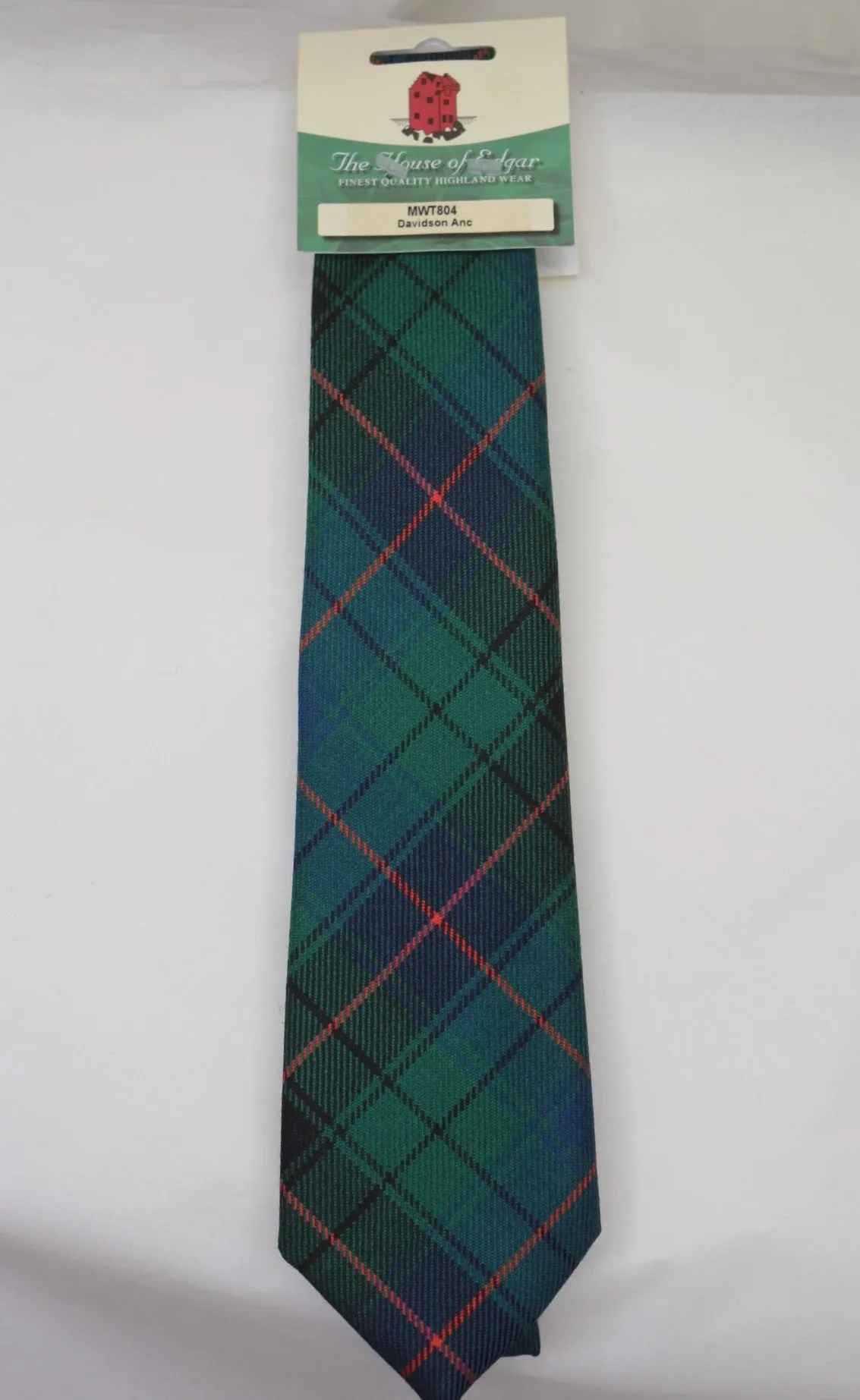 Davidson Ancient Tartan Tie - House of Edgar version