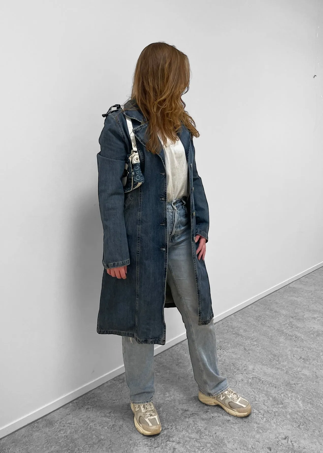 Denim Trenchcoat L