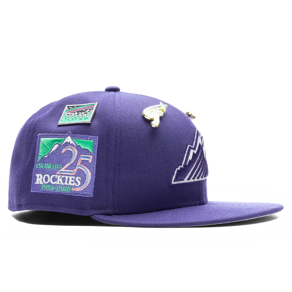 Feature x New Era Northern Lights 59FIFTY Fitted - Colorado Rockies