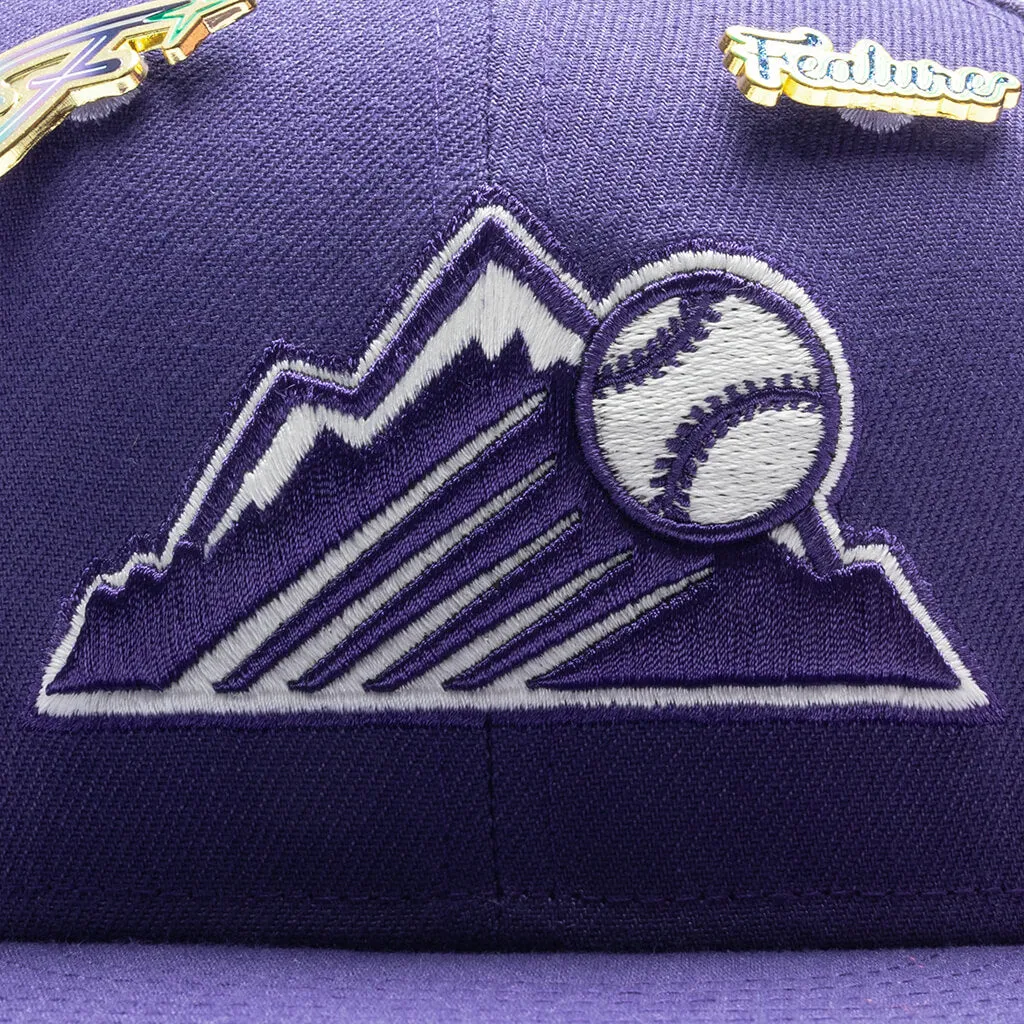 Feature x New Era Northern Lights 59FIFTY Fitted - Colorado Rockies