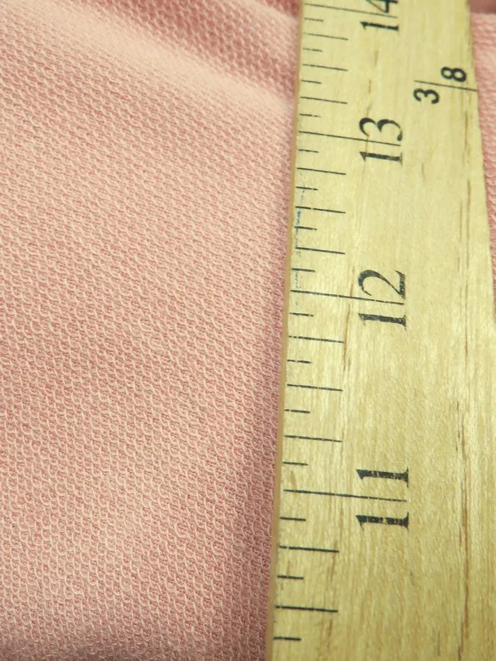 French Terry Polyester Rayon Spandex Fabric / Heather Gray / Sold By The Yard Closeout!!!