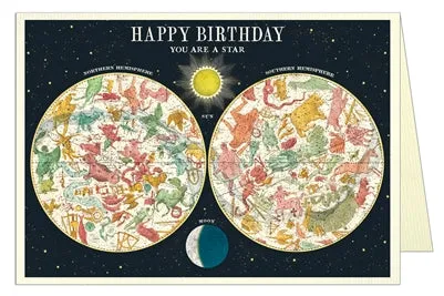  Happy Birthday Constellation  Card