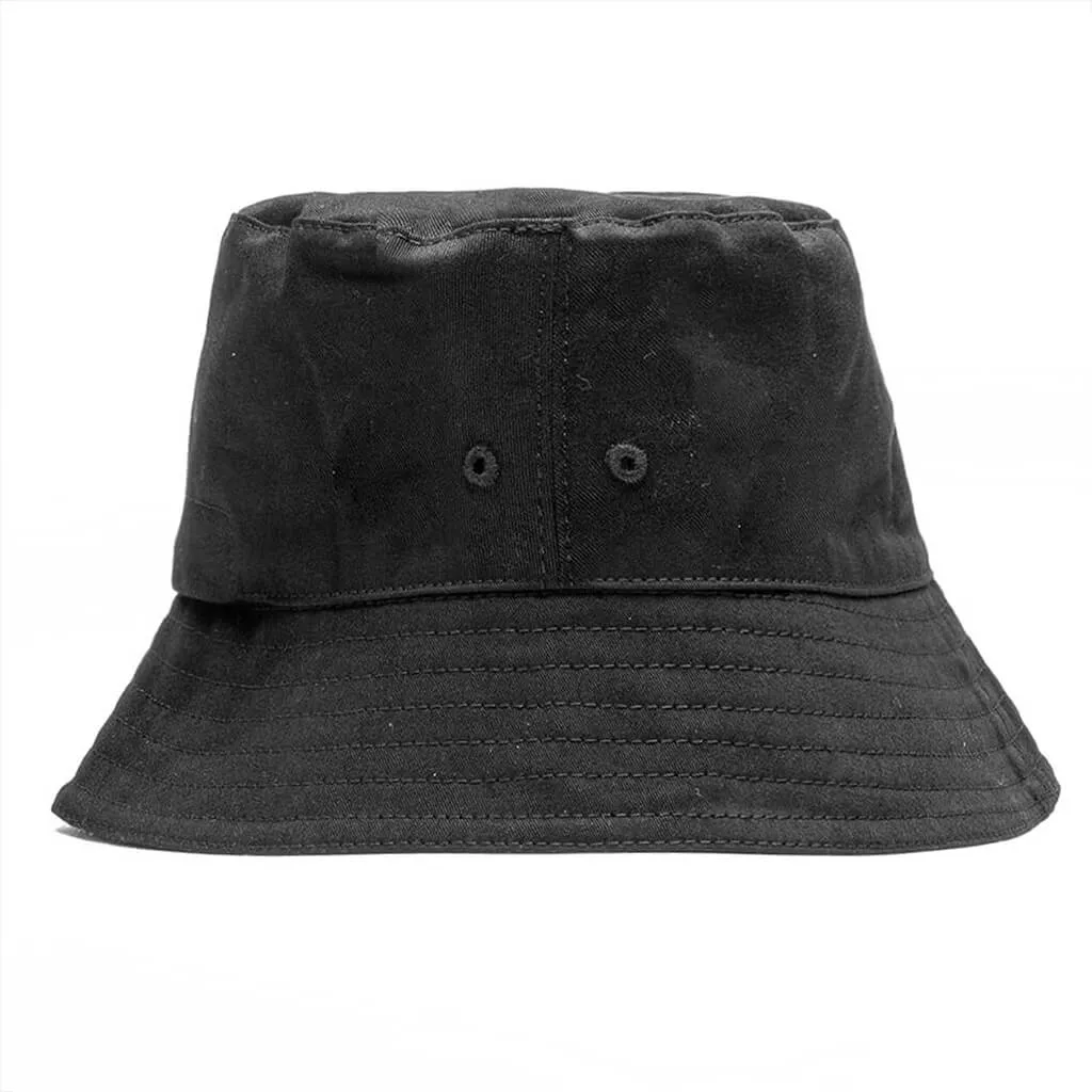 Helvetica Bucket Hat - Black/White