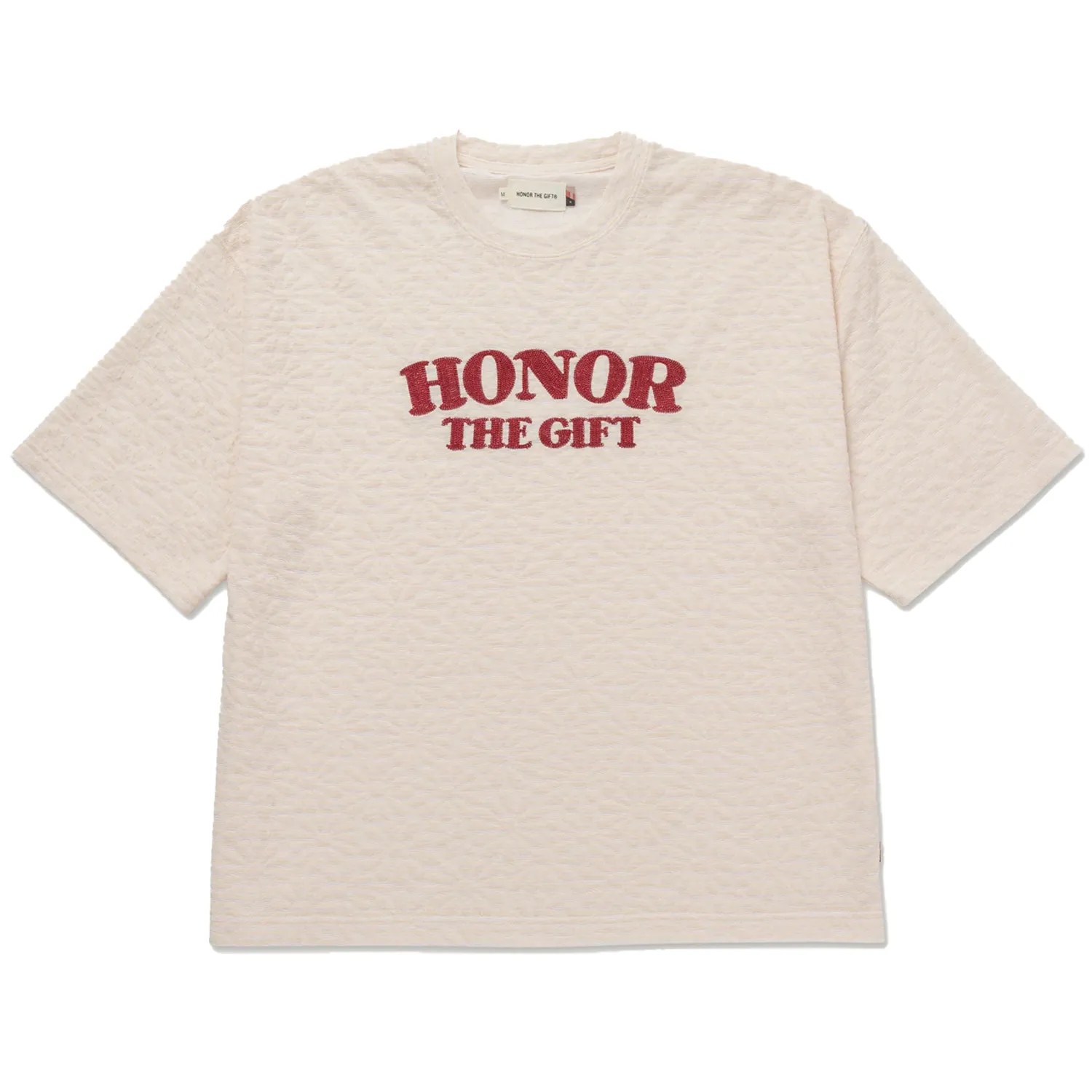 Honor The Gift Stripe Box T-Shirt Bone