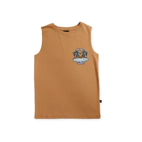 HS Stay Chill Muscle Tee - Brown