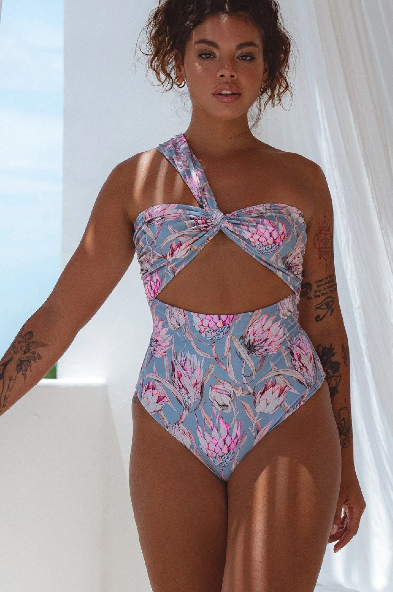 Ibiza One Piece Ruched Swimsuit