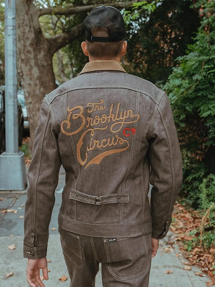 MEN'S LEE X THE BROOKLYN CIRCUS 1930'S Cowboy Jacket in Brown Selvedge