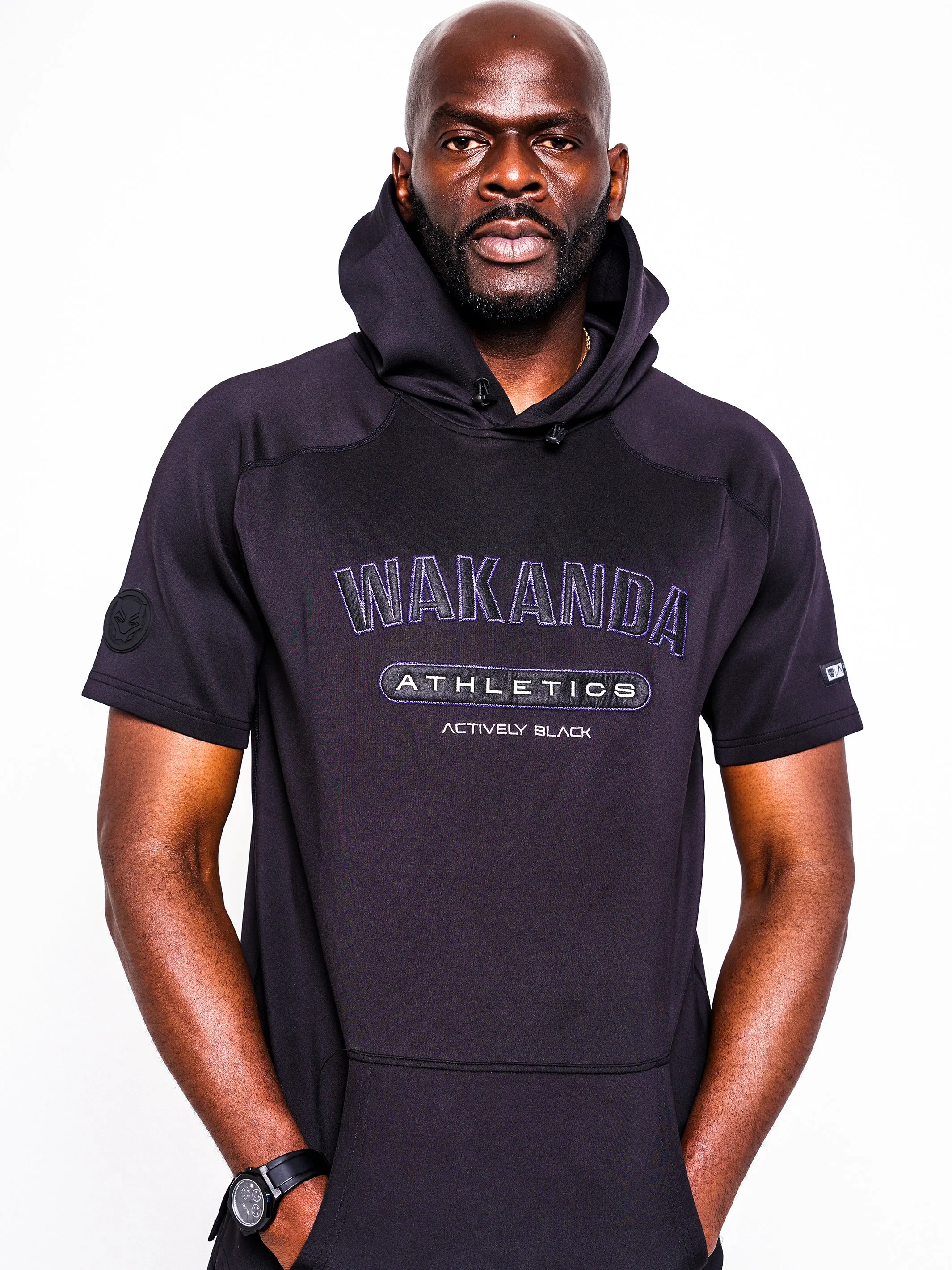 Men's Wakanda Athletics Classic Short Sleeve Hoodie