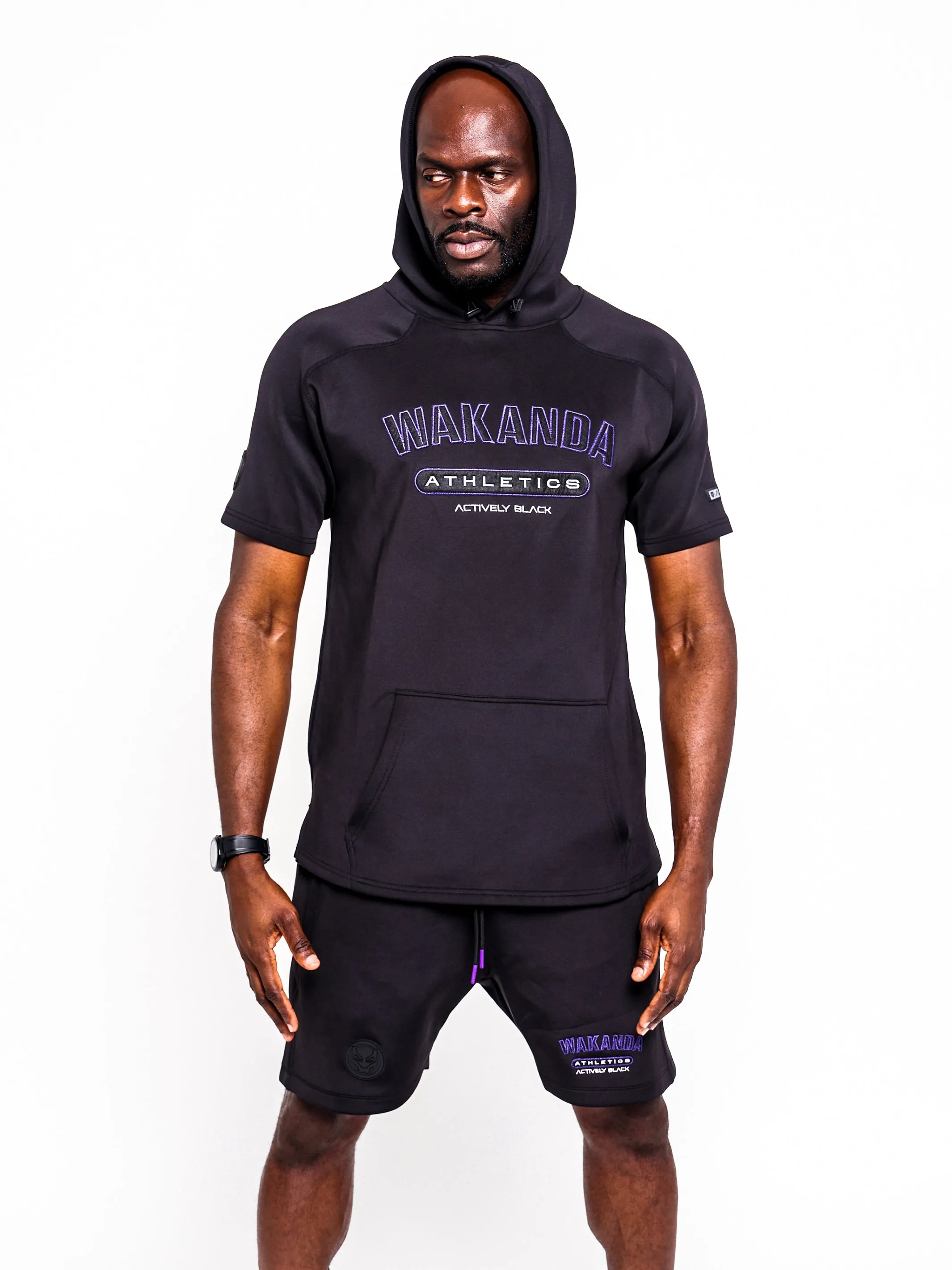 Men's Wakanda Athletics Classic Short Sleeve Hoodie