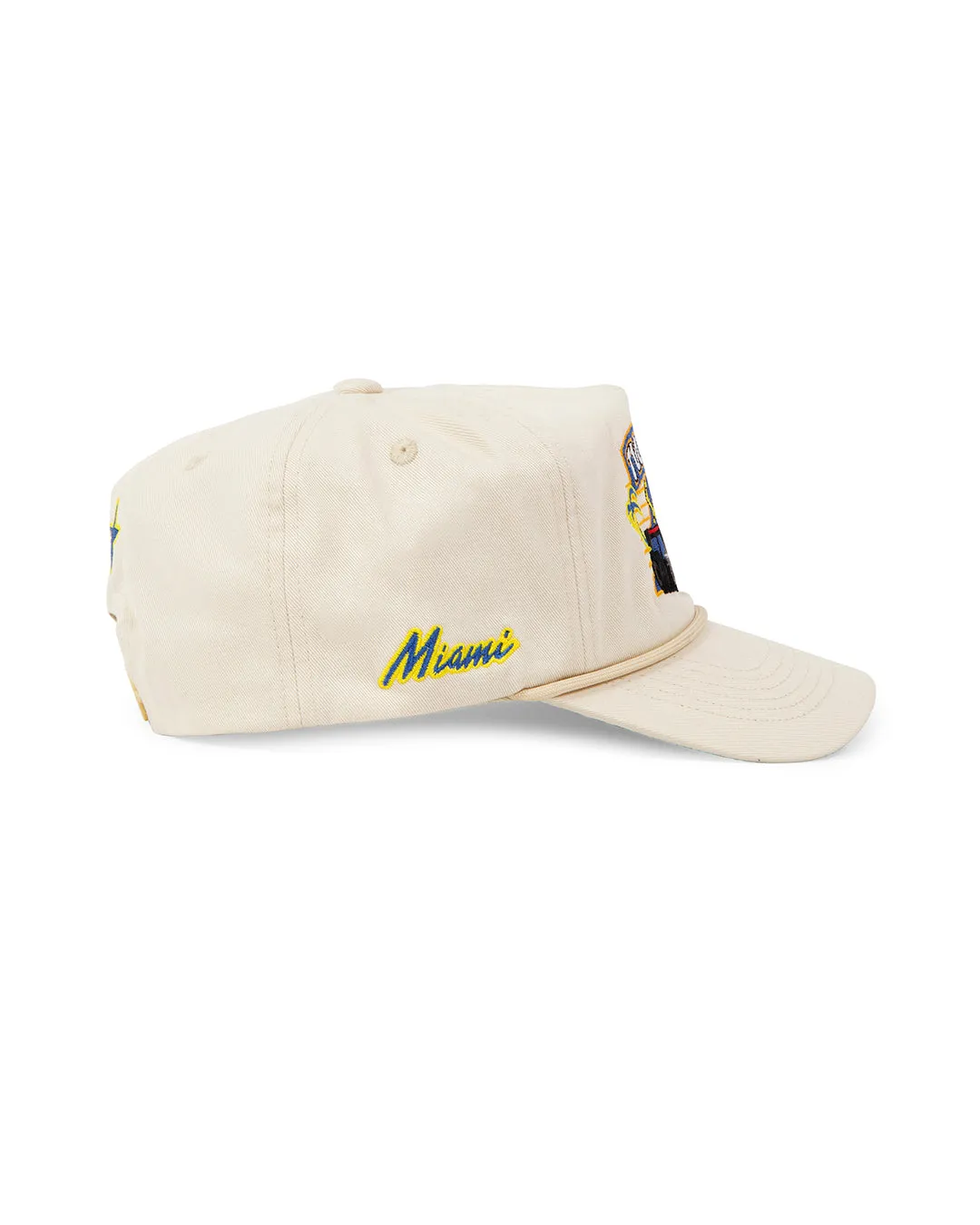 Miami Cream Racing Cap