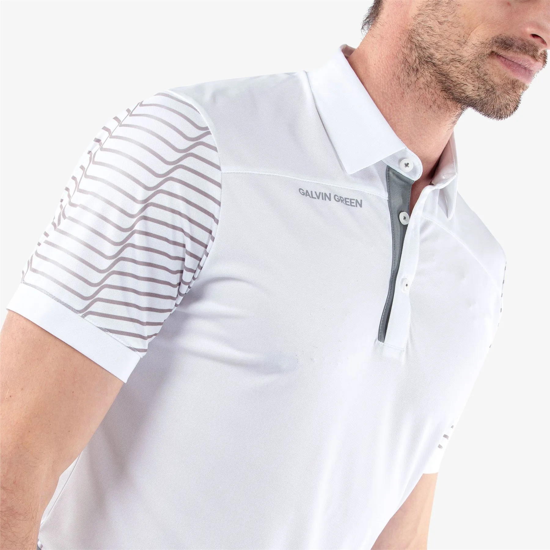 Milion Ventil8  Polo White/Grey - SS24