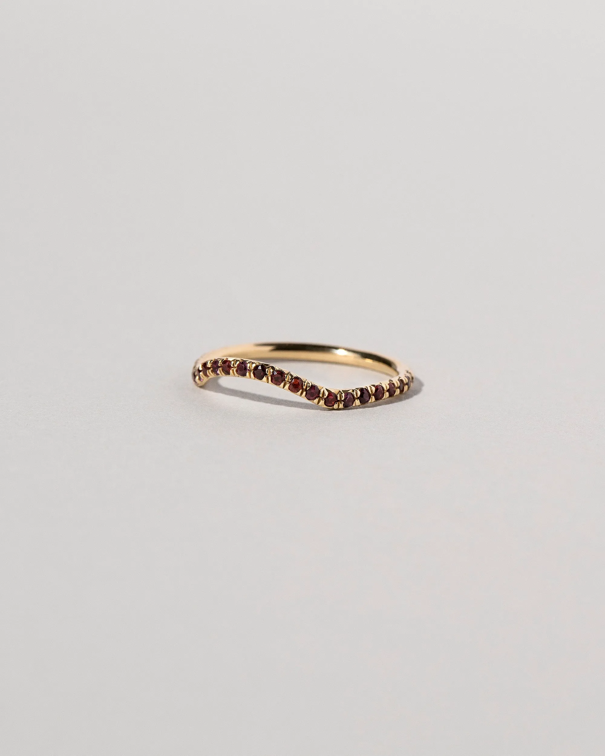 Mini Curve Band - Pavé