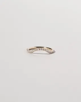 Mini Curve Band - Pavé