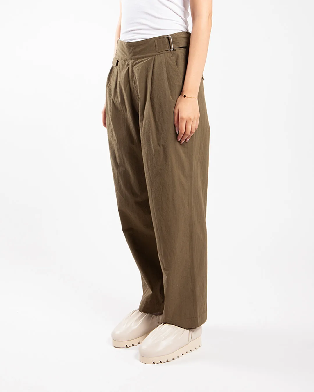 nanamica Cotton Wool Gurkha Pants Khaki