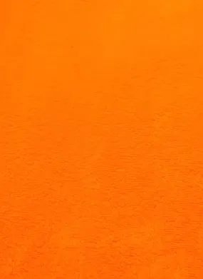 Neon Orange Minky Solid Baby Soft Fabric / Sold by the Yard