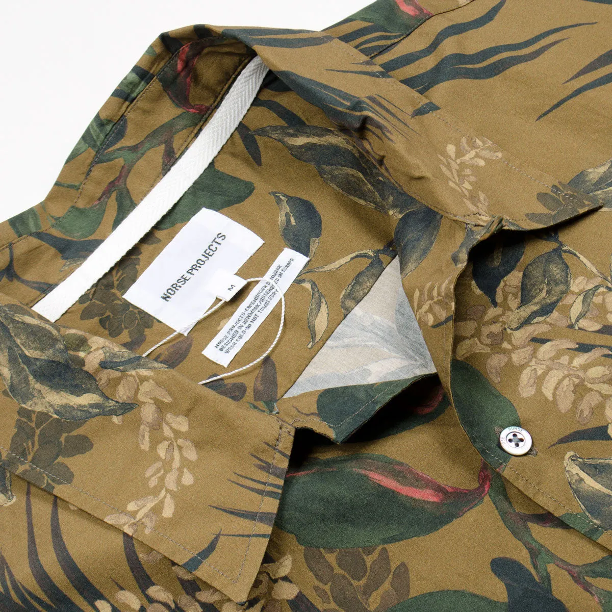 Norse Projects - Carsten Print Hawaiian Shirt - Russet