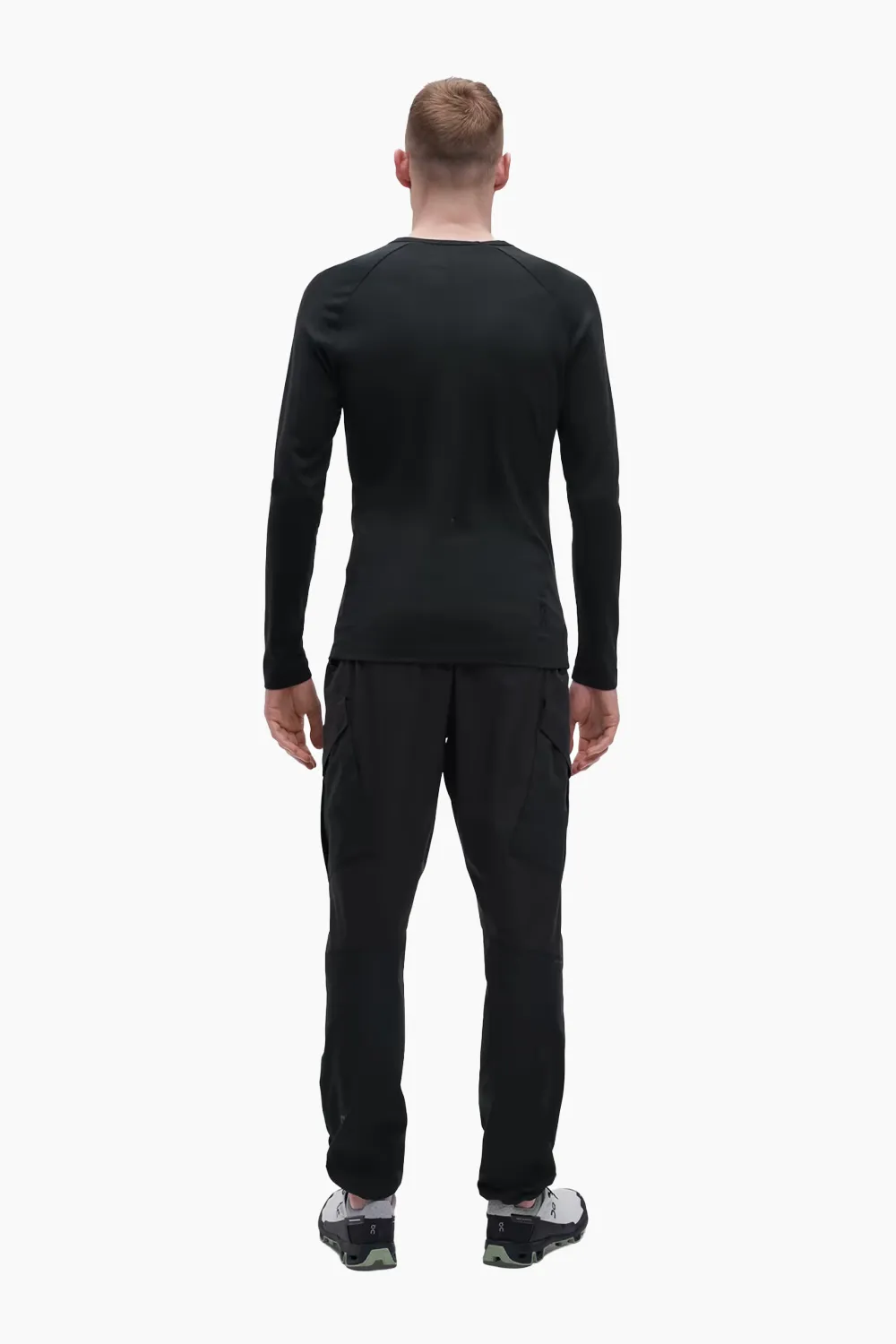 ON | Men's Merino Long-T in Black