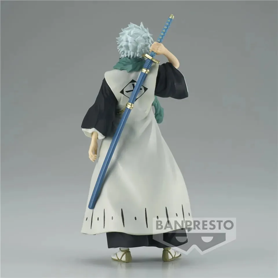 Original Genuine Banpresto Solid And Souls Bleach 14cm Hitsugaya Toushirou  PVC Action Figures Model Toys