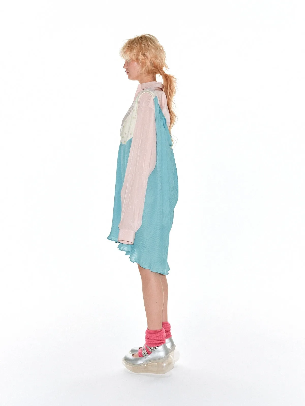 Picnic Dress / Blue Combi