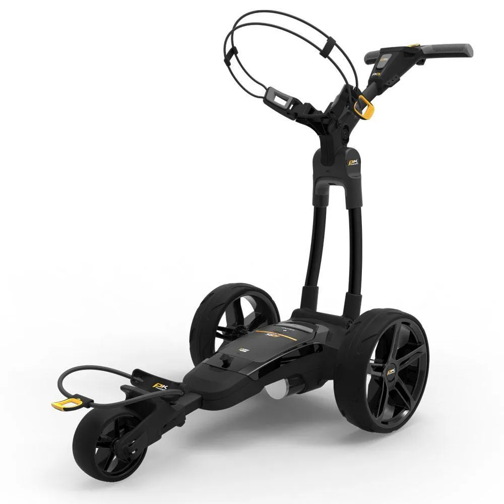 PowaKaddy FX3 Black Electric Trundler w/XL Lithium Battery