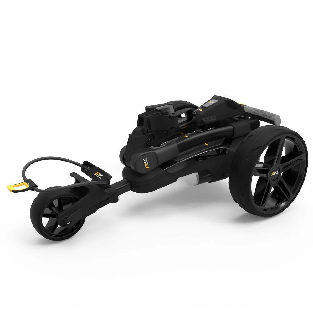 PowaKaddy FX3 Black Electric Trundler w/XL Lithium Battery