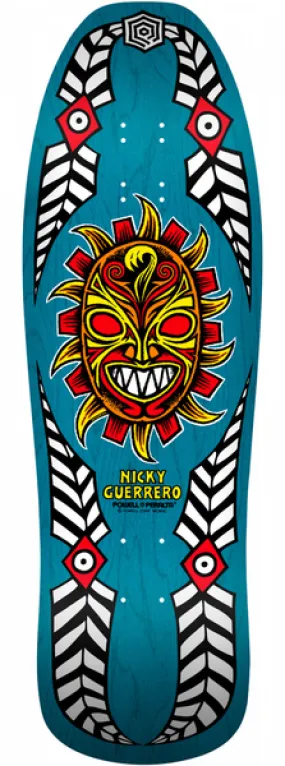 POWELL PERALTA DECK REISSUE GUERRERO MASK 10.0 X 31.75 (2 couleurs)