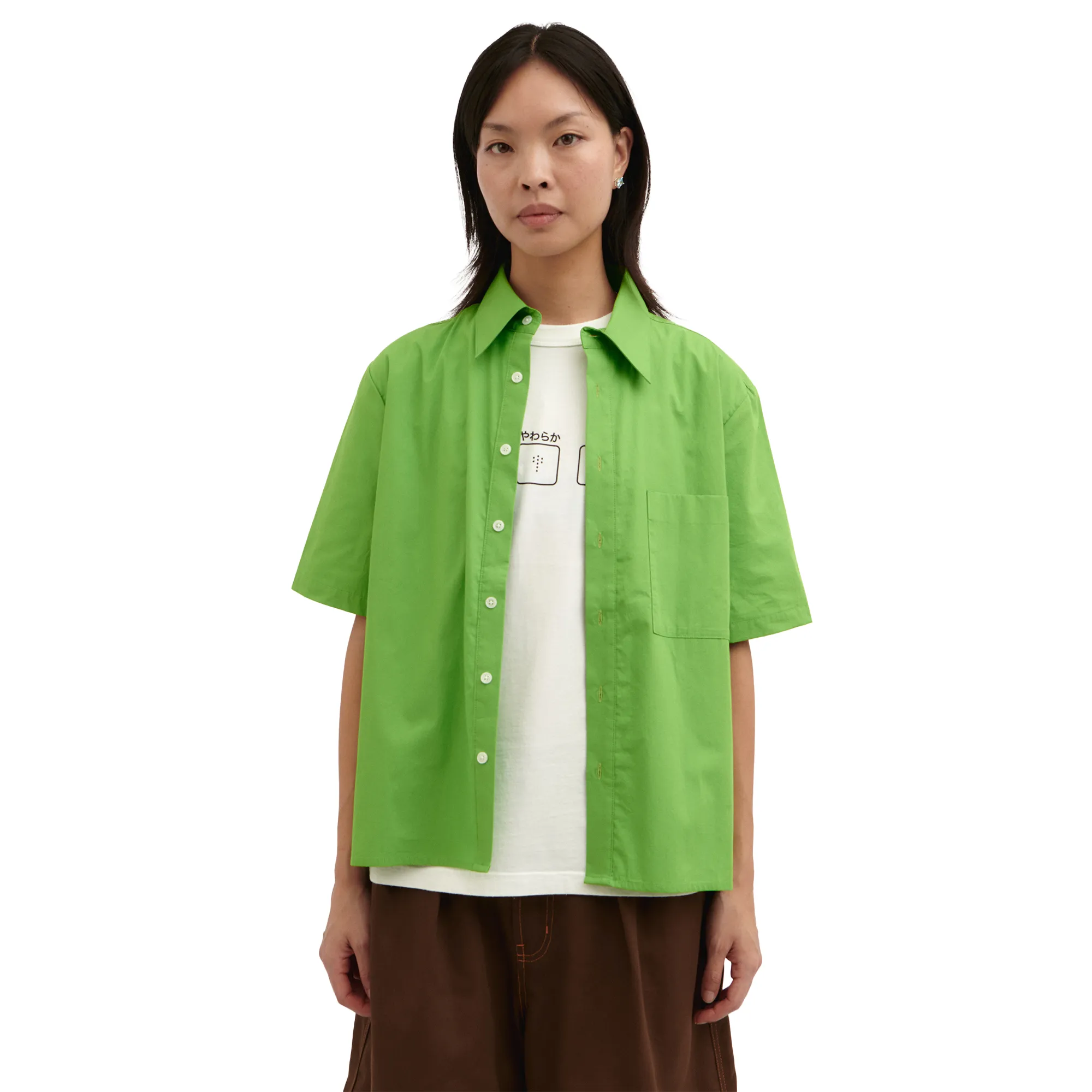 Pseushi Summer Shirt Apple Green