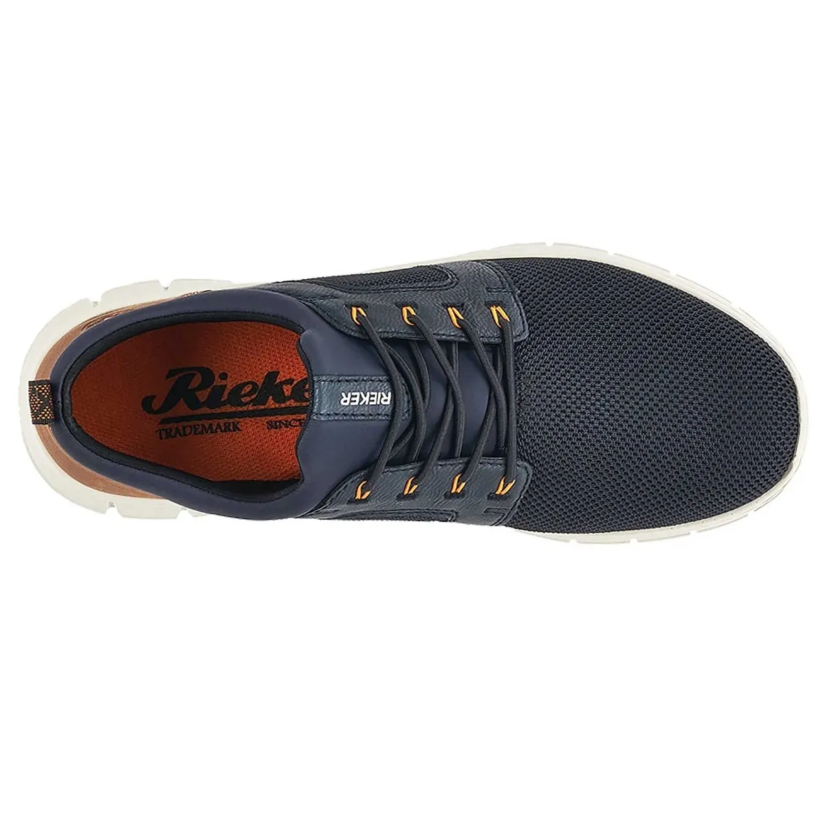 Rieker Men's B7796-14 Blue/Tan Fabric