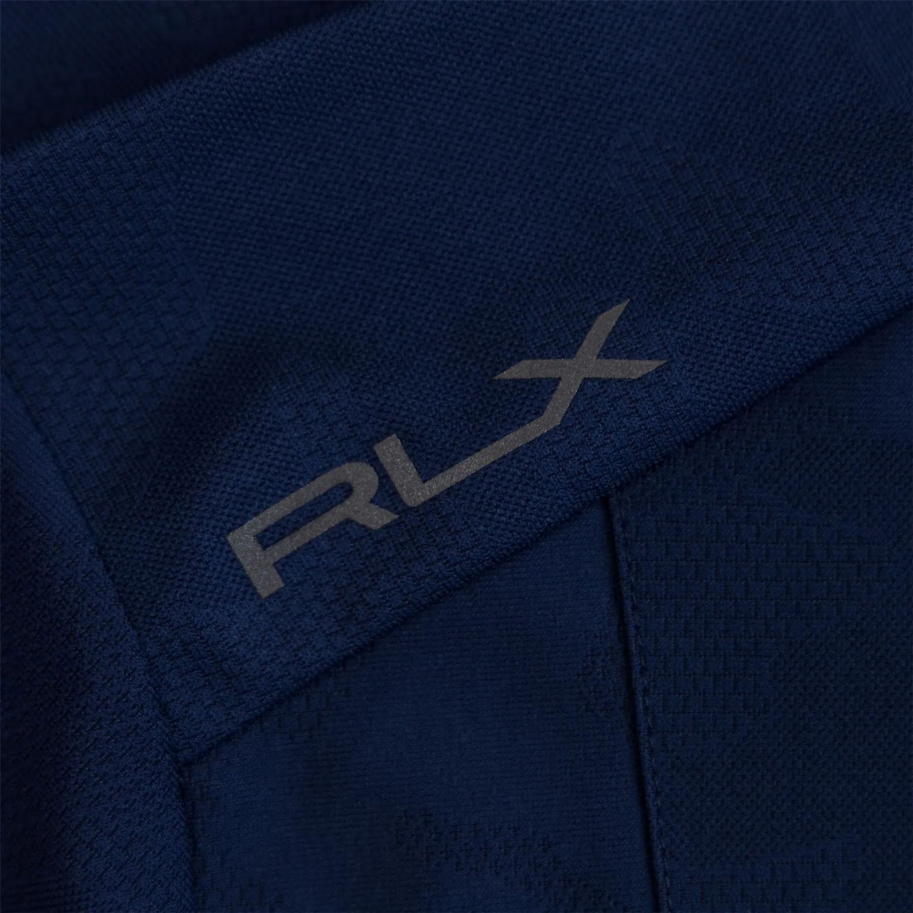 RLX Classic Fit Stretch Jersey Half Zip Mid Layer Navy Camo - SS24