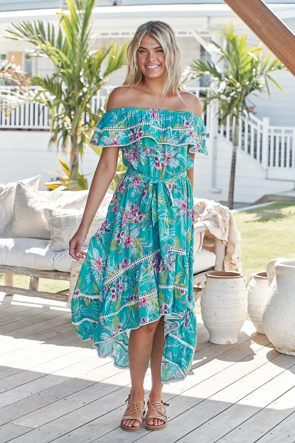 Romy Maxi Dress Wilder print