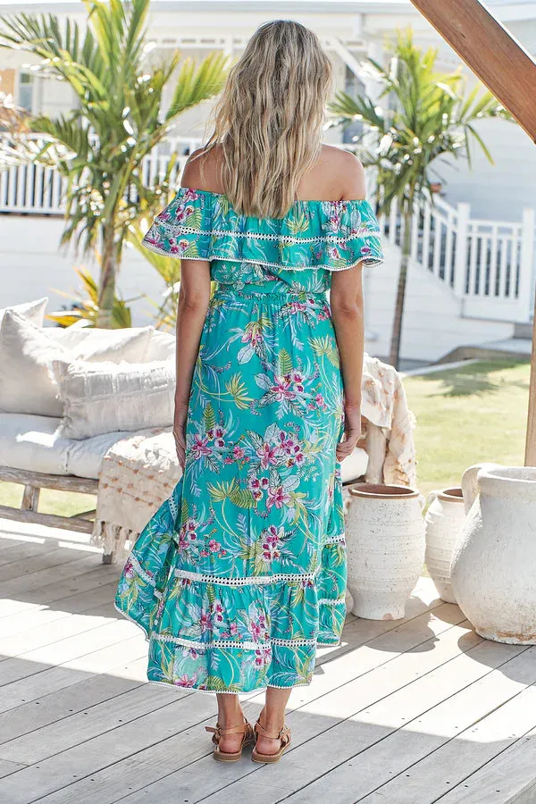 Romy Maxi Dress Wilder print