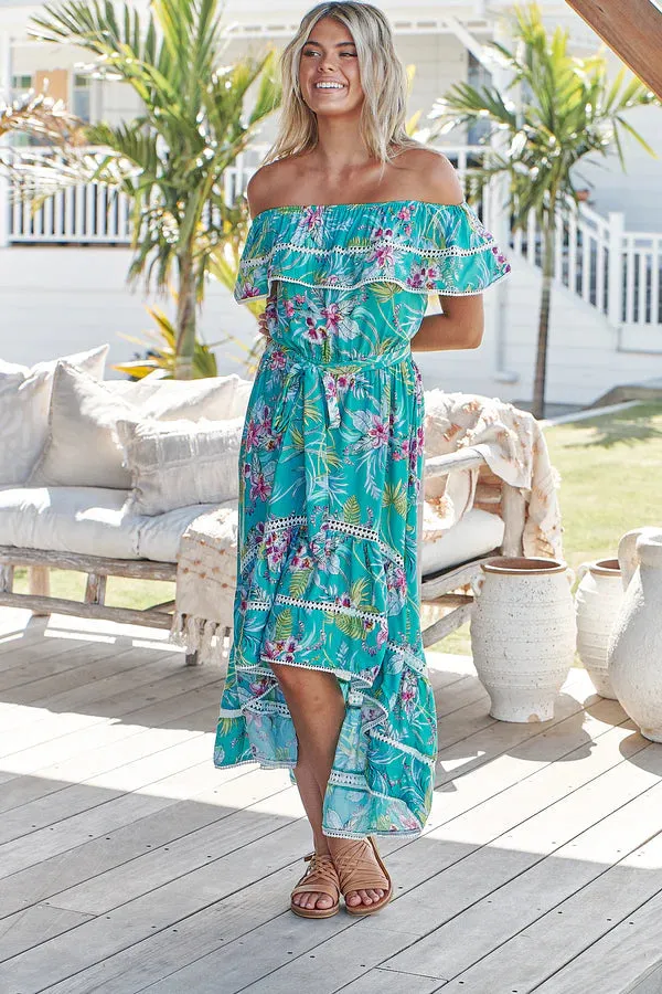 Romy Maxi Dress Wilder print