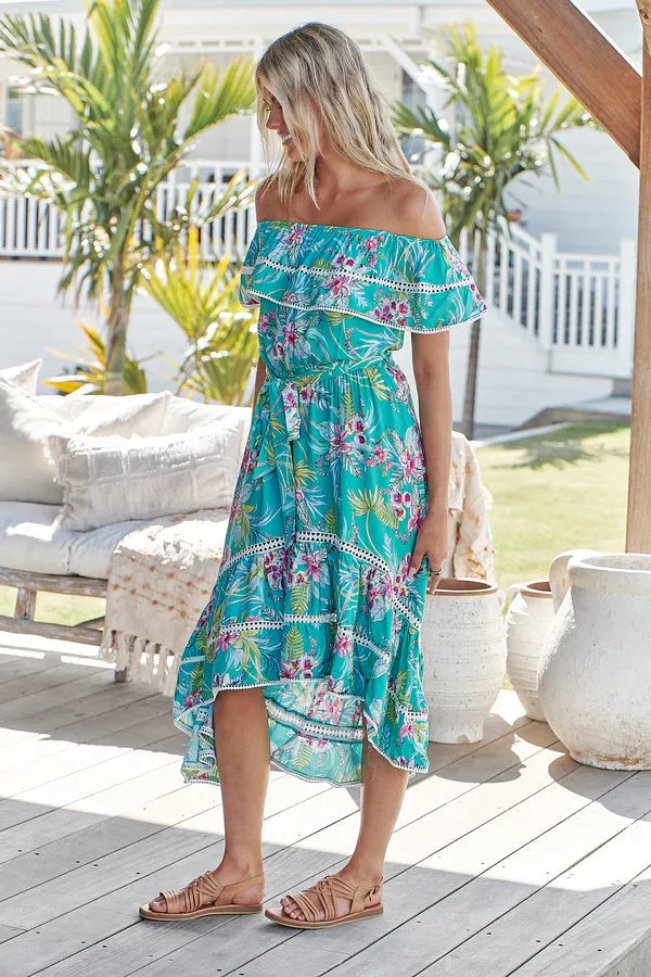 Romy Maxi Dress Wilder print