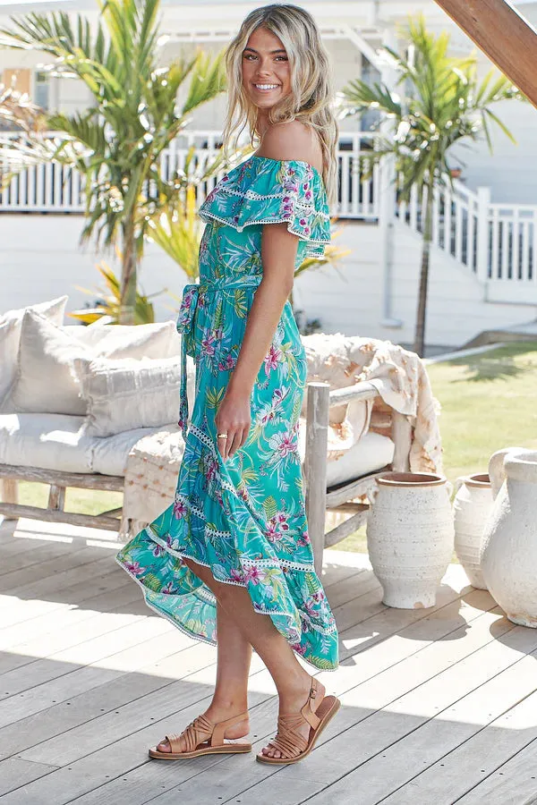 Romy Maxi Dress Wilder print