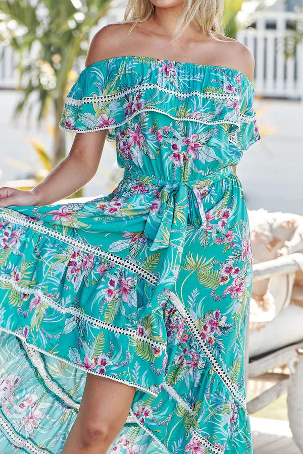 Romy Maxi Dress Wilder print