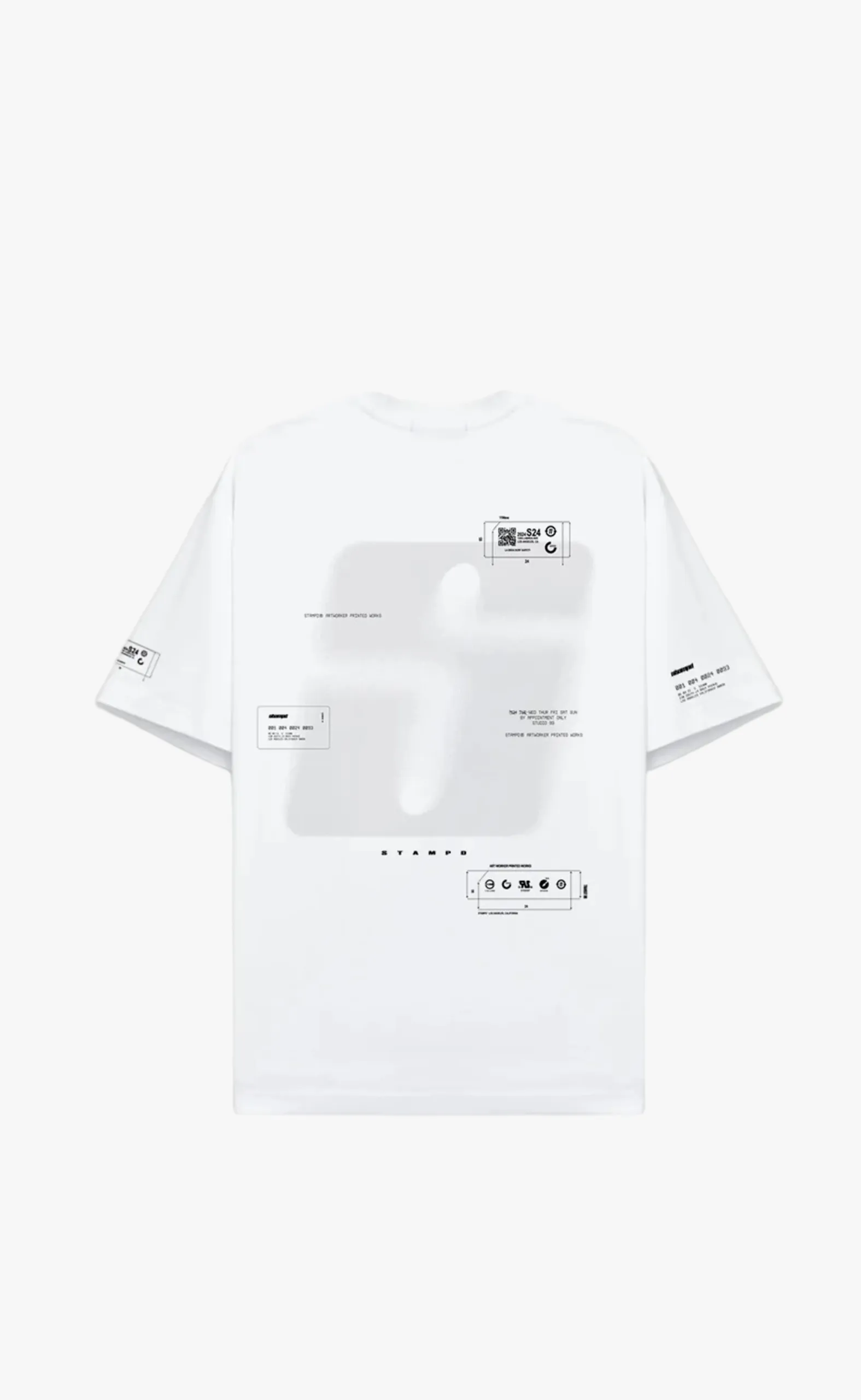 S24 SUMMER TRANSIT RELAXED WHITE T-SHIRT