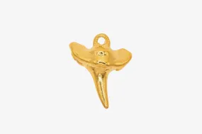 Shark Tooth Charm Wholesale 14K Gold, Solid 14K Gold, G94